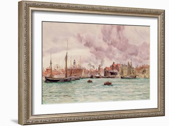 Portsmouth Harbour, 1884-John Brett-Framed Giclee Print