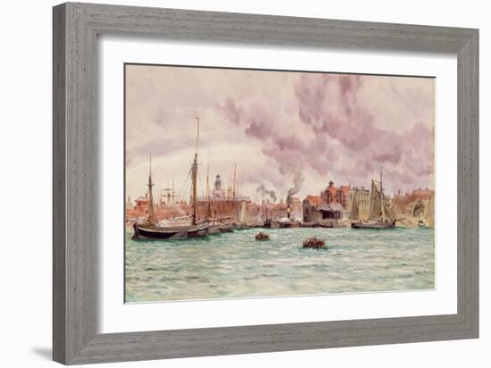 Portsmouth Harbour, 1884-John Brett-Framed Giclee Print