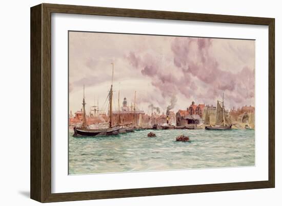 Portsmouth Harbour, 1884-John Brett-Framed Giclee Print