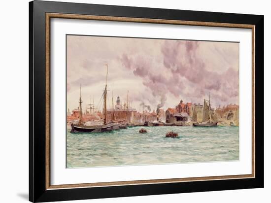 Portsmouth Harbour, 1884-John Brett-Framed Giclee Print