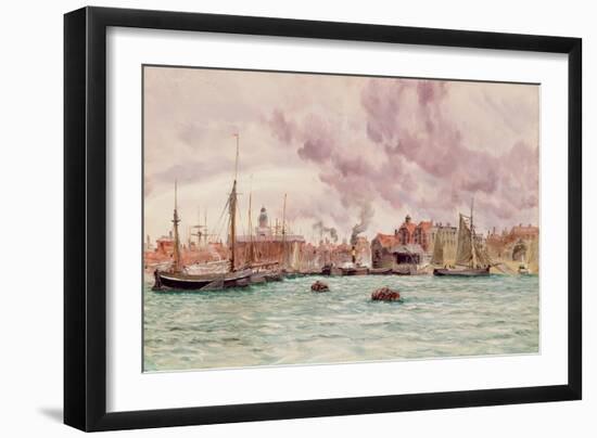 Portsmouth Harbour, 1884-John Brett-Framed Giclee Print