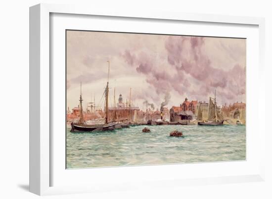 Portsmouth Harbour, 1884-John Brett-Framed Giclee Print