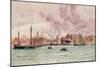 Portsmouth Harbour, 1884-John Brett-Mounted Giclee Print