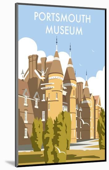 Portsmouth Museum - Dave Thompson Contemporary Travel Print-Dave Thompson-Mounted Giclee Print