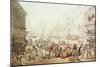 Portsmouth Point, 1811-Thomas Rowlandson-Mounted Giclee Print