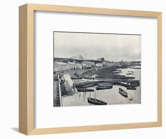 'Portstewart - The Harbour and Town', 1895-Unknown-Framed Photographic Print