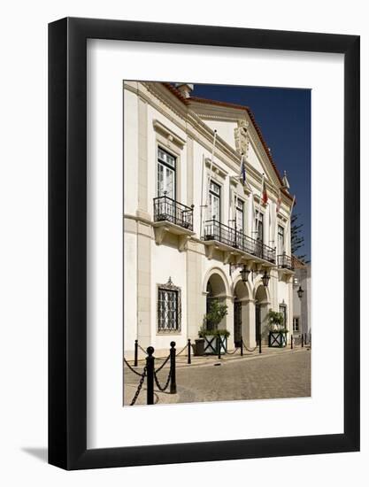 Portugal, Algarve, Faro, Old Town, Largo There Se-Chris Seba-Framed Photographic Print