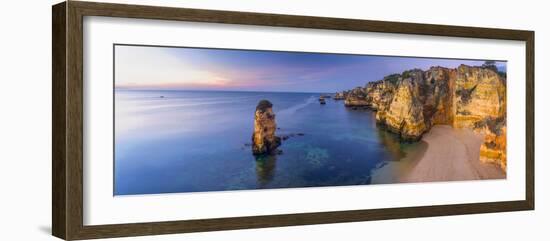 Portugal, Algarve, Lagos, Dona Ana Beach (Praia Dona Ana)-Alan Copson-Framed Photographic Print