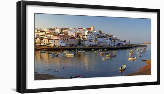 Portugal, Algarve, Portimao, Ferragudo, Townscape, Morning Mood-Chris Seba-Framed Photographic Print