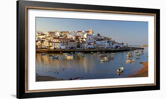 Portugal, Algarve, Portimao, Ferragudo, Townscape, Morning Mood-Chris Seba-Framed Photographic Print