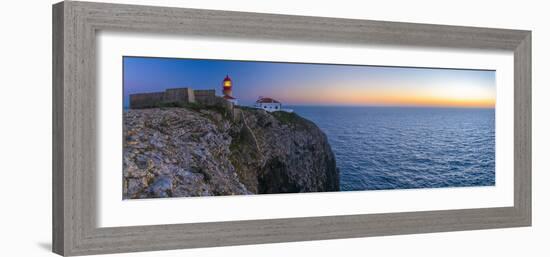 Portugal, Algarve, Sagres, Cabo De Sao Vicente (Cape St. Vincent), Lighthouse-Alan Copson-Framed Photographic Print