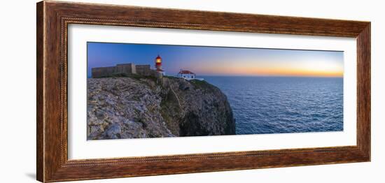 Portugal, Algarve, Sagres, Cabo De Sao Vicente (Cape St. Vincent), Lighthouse-Alan Copson-Framed Photographic Print