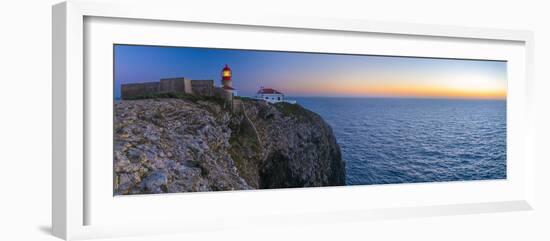 Portugal, Algarve, Sagres, Cabo De Sao Vicente (Cape St. Vincent), Lighthouse-Alan Copson-Framed Photographic Print