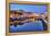 Portugal, Aveiro, Moliceiro Boats Along the Main Canal of Aveiro-Terry Eggers-Framed Premier Image Canvas