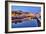 Portugal, Aveiro, Moliceiro Boats Along the Main Canal of Aveiro-Terry Eggers-Framed Photographic Print