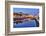 Portugal, Aveiro, Moliceiro Boats Along the Main Canal of Aveiro-Terry Eggers-Framed Photographic Print