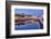 Portugal, Aveiro, Moliceiro Boats Along the Main Canal of Aveiro-Terry Eggers-Framed Photographic Print