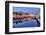 Portugal, Aveiro, Moliceiro Boats Along the Main Canal of Aveiro-Terry Eggers-Framed Photographic Print