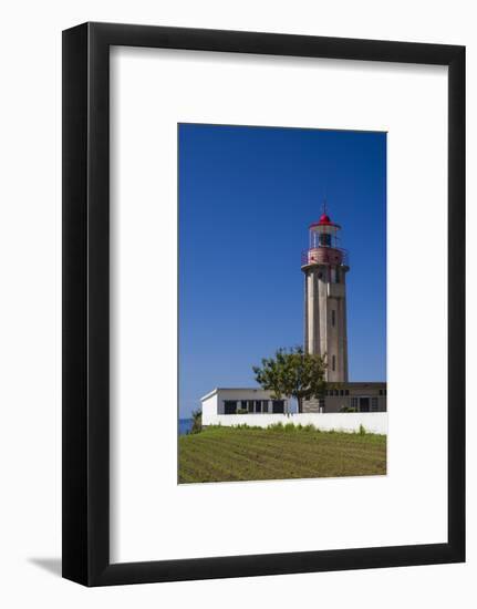 Portugal, Azores, Sao Miguel Island, Povoacao lighthouse-Walter Bibikow-Framed Photographic Print