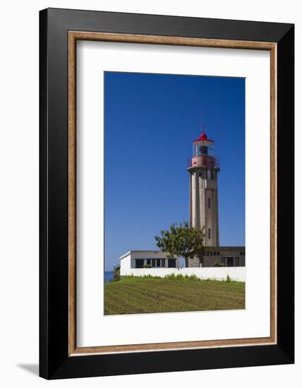 Portugal, Azores, Sao Miguel Island, Povoacao lighthouse-Walter Bibikow-Framed Photographic Print