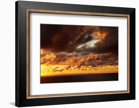 Portugal, Azores. Sunrise-Kymri Wilt-Framed Photographic Print