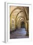 Portugal, Coimbra. Old Cathedral Cloister. Archways, Walking Paths, Courtyard-Emily Wilson-Framed Photographic Print