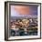 Portugal, Coimbra, Overview at Dusk(Mr)-Shaun Egan-Framed Photographic Print