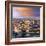 Portugal, Coimbra, Overview at Dusk(Mr)-Shaun Egan-Framed Photographic Print