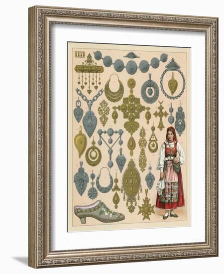 Portugal Costume-French School-Framed Giclee Print