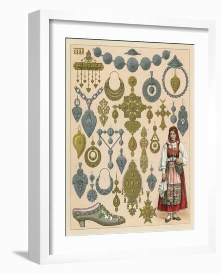 Portugal Costume-French School-Framed Giclee Print