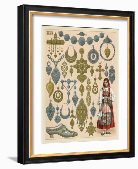 Portugal Costume-French School-Framed Giclee Print