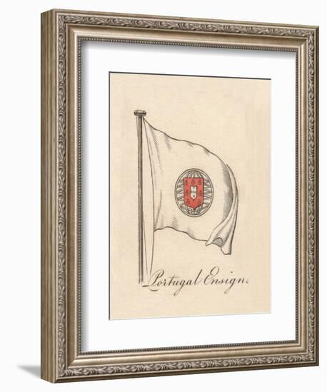 'Portugal Ensign', 1838-Unknown-Framed Giclee Print