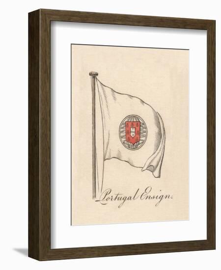 'Portugal Ensign', 1838-Unknown-Framed Giclee Print