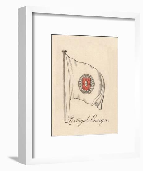 'Portugal Ensign', 1838-Unknown-Framed Giclee Print