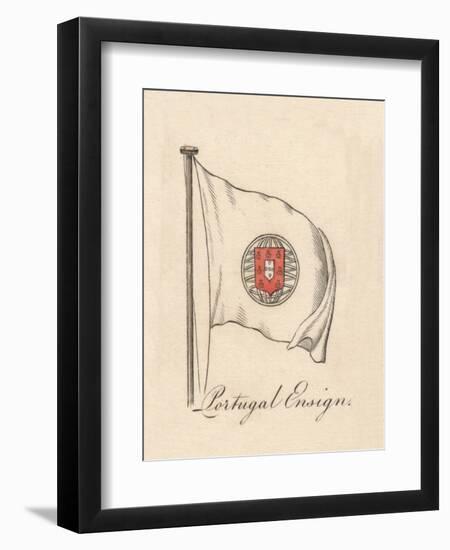 'Portugal Ensign', 1838-Unknown-Framed Giclee Print