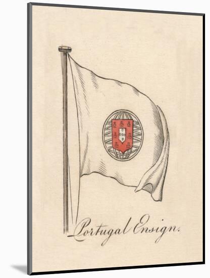 'Portugal Ensign', 1838-Unknown-Mounted Giclee Print