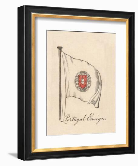 'Portugal Ensign', 1838-Unknown-Framed Giclee Print