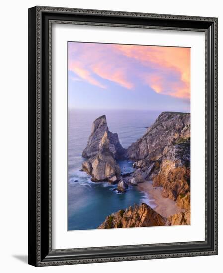 Portugal, Estramadura, Ursa , Seascape at Dusk-Shaun Egan-Framed Photographic Print