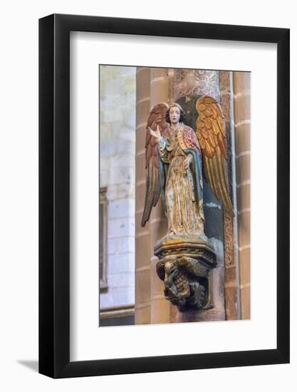 Portugal, Evora, Cathedral of Evora, Angel Statue-Jim Engelbrecht-Framed Photographic Print