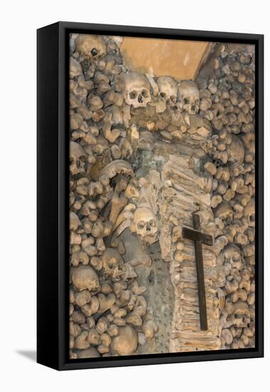 Portugal, Evora, St. Francis Church, Bone Chapel-Jim Engelbrecht-Framed Premier Image Canvas