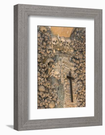 Portugal, Evora, St. Francis Church, Bone Chapel-Jim Engelbrecht-Framed Photographic Print