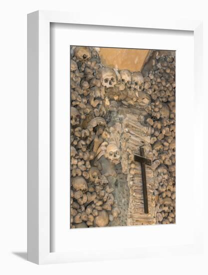 Portugal, Evora, St. Francis Church, Bone Chapel-Jim Engelbrecht-Framed Photographic Print