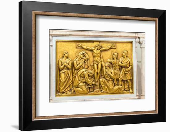 Portugal, Fatima, Stations of the Cross Inside Basilica-Jim Engelbrecht-Framed Photographic Print