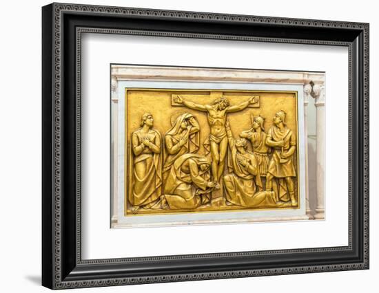 Portugal, Fatima, Stations of the Cross Inside Basilica-Jim Engelbrecht-Framed Photographic Print