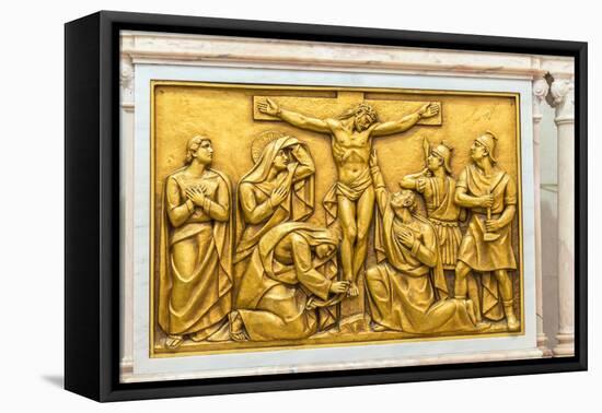 Portugal, Fatima, Stations of the Cross Inside Basilica-Jim Engelbrecht-Framed Premier Image Canvas