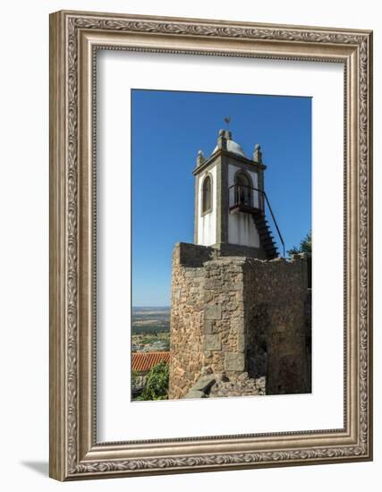 Portugal, Figueira de Castelo Rodrigo, Clock Tower-Jim Engelbrecht-Framed Photographic Print