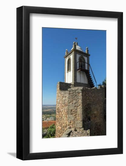 Portugal, Figueira de Castelo Rodrigo, Clock Tower-Jim Engelbrecht-Framed Photographic Print