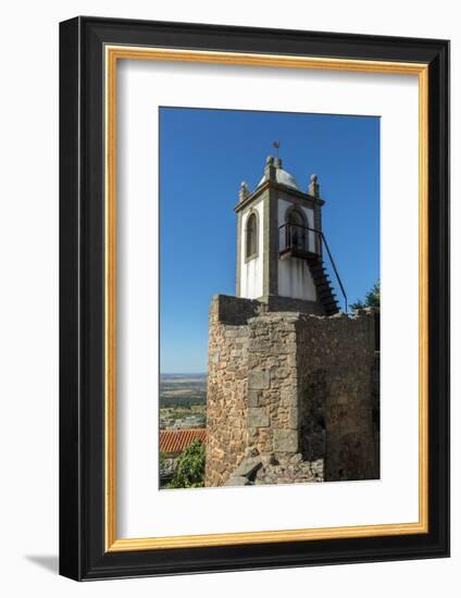 Portugal, Figueira de Castelo Rodrigo, Clock Tower-Jim Engelbrecht-Framed Photographic Print