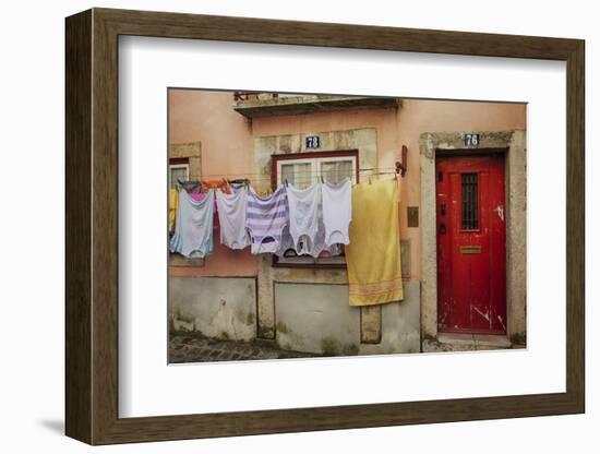 Portugal, Lisbon, Colorful Alfama Neighborhood-Terry Eggers-Framed Photographic Print