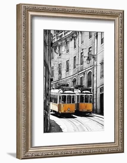 Portugal, Lisbon. Famous Old Lisbon Cable Car-Terry Eggers-Framed Photographic Print